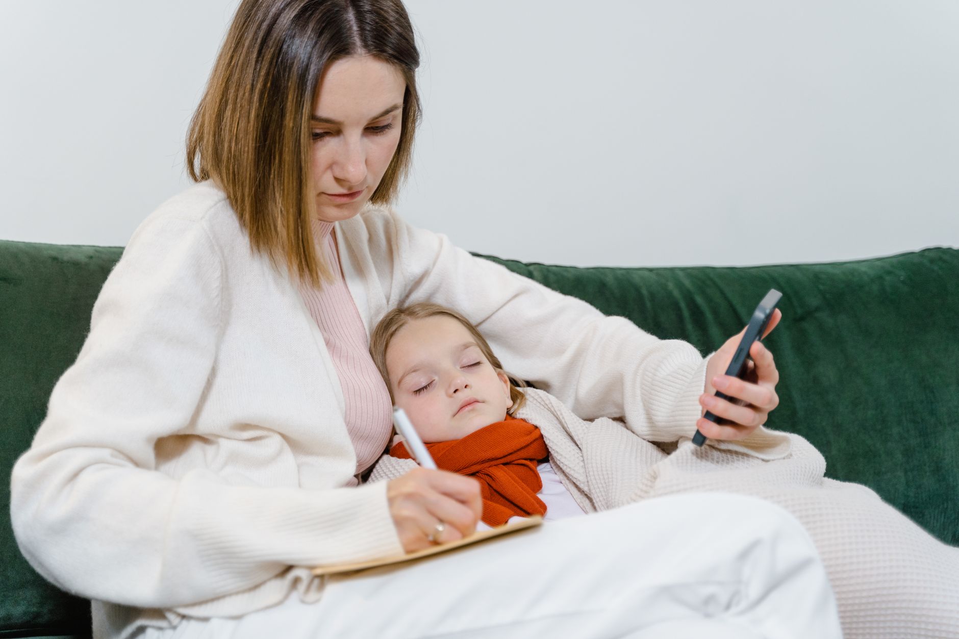 Tracking infant fever and medication schedule
