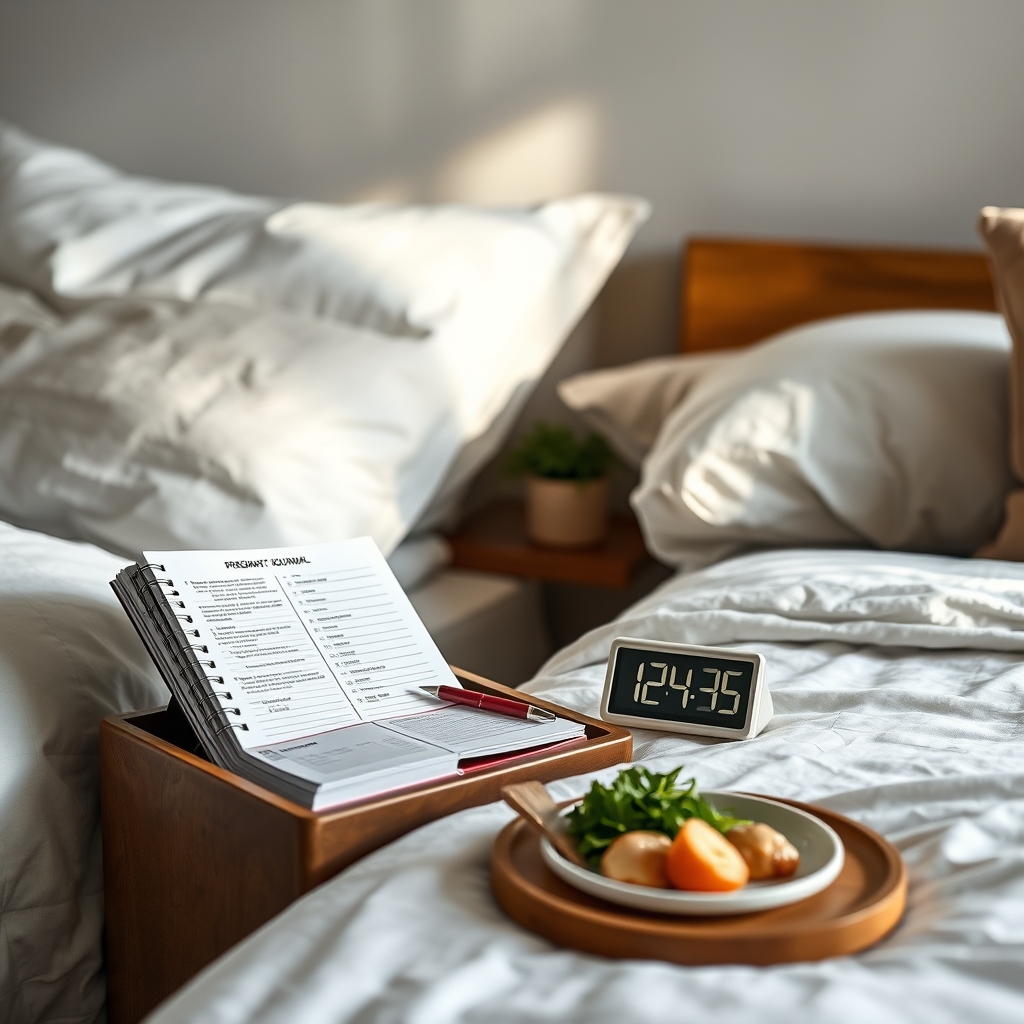 Quiet bedtime planning for maternity leave