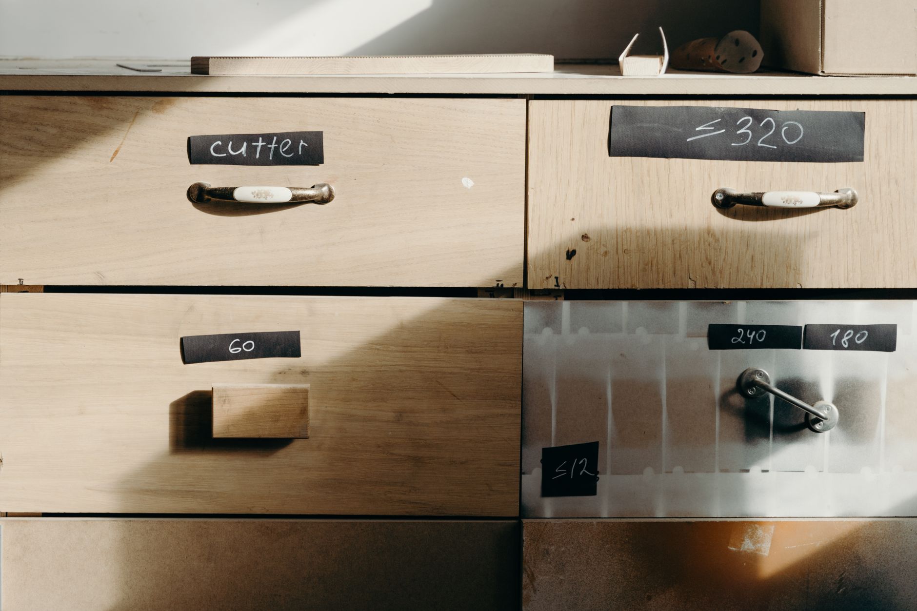 Dresser drawer organization