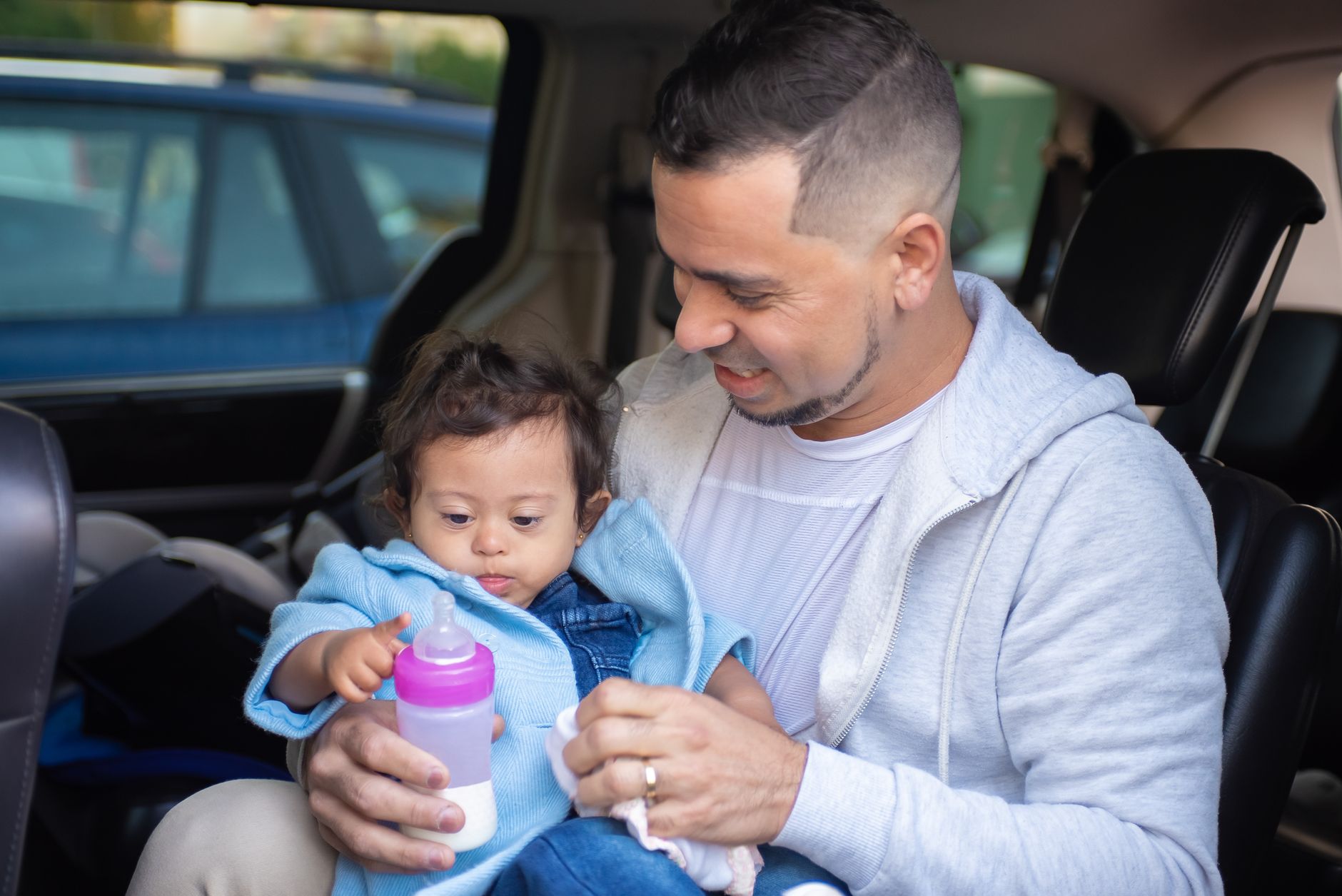 Travel sterilizer in a car