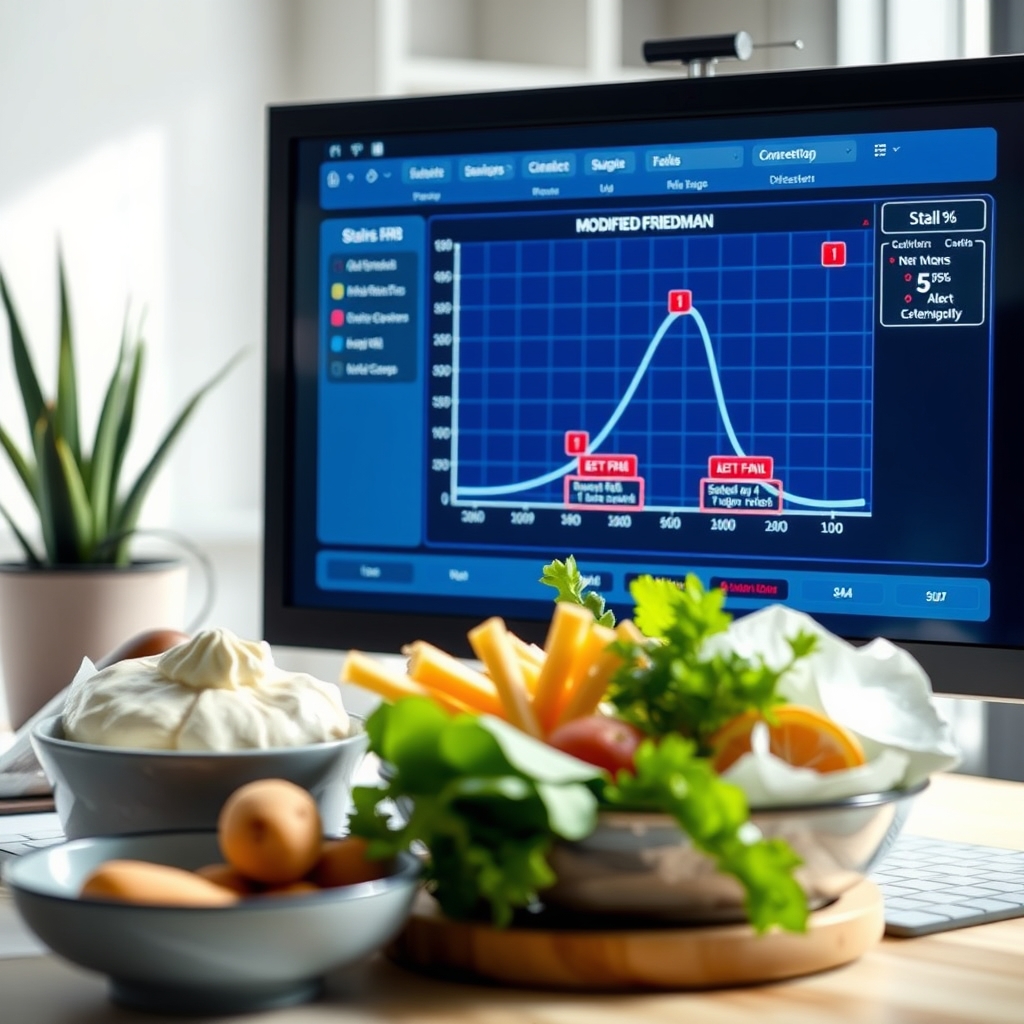 A computer screen displaying an electronic health record with a plotted Modified Friedman labor curve and alert icons