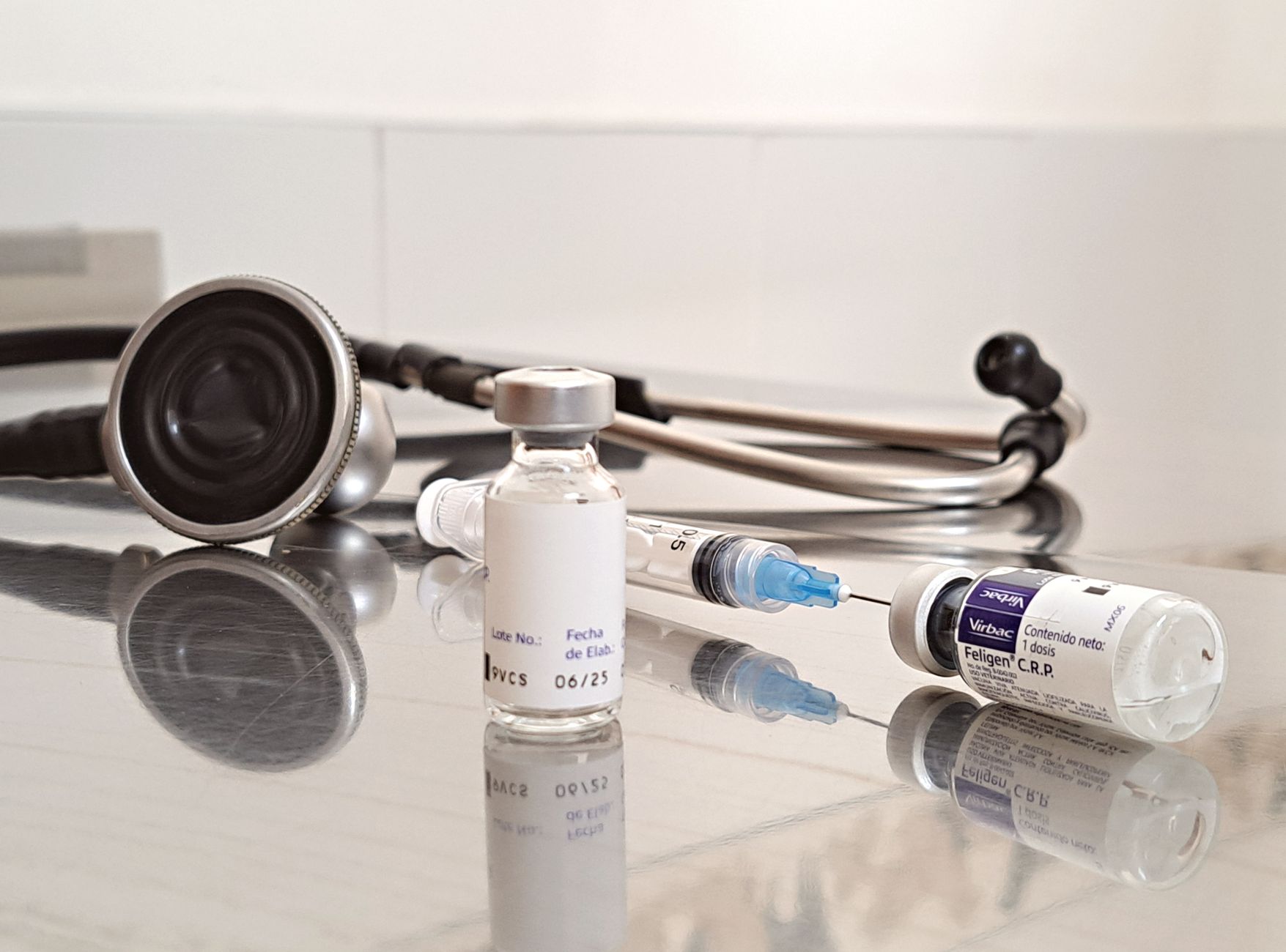 a prenatal visit scene with a pregnant woman receiving a Tdap injection from a nurse, bright clinic lighting, focus on the vaccine vial and the woman's relaxed expression