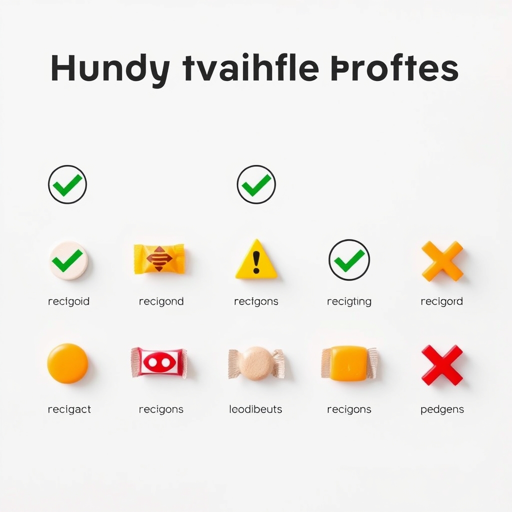 A comparison chart showing Tootsie Rolls alongside other popular candies, with color‑coded safety icons indicating which are generally safe, safe with limits, or best avoided during pregnancy