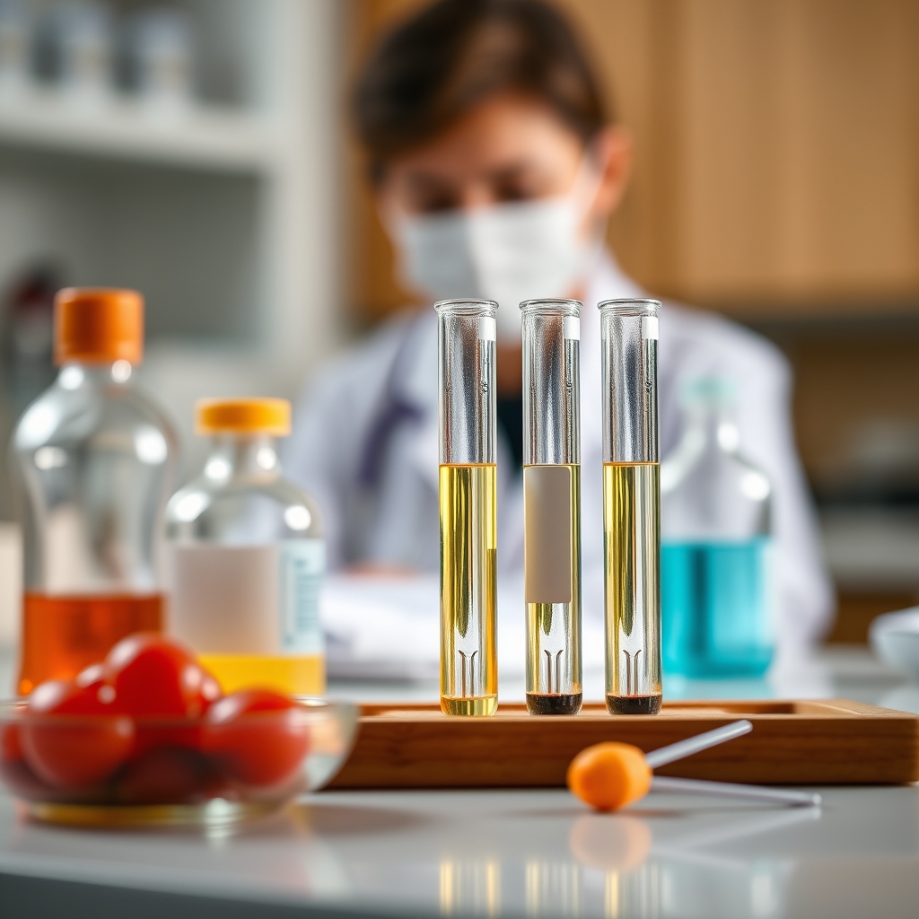 close‑up of a laboratory test tube with urine sample, representing diagnostic testing for kidney infection during pregnancy