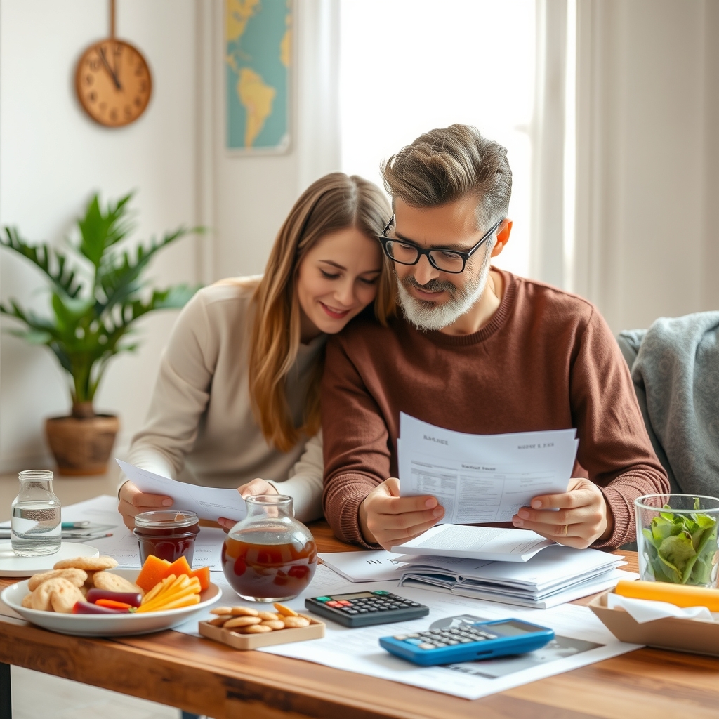 Couple budgeting for sperm donor family building.