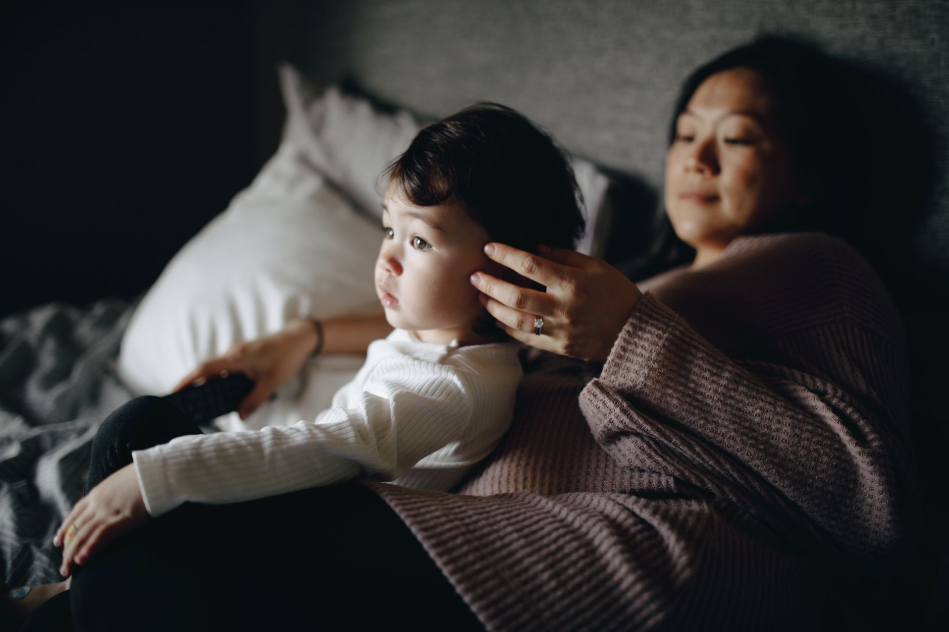 Parent taking a power nap