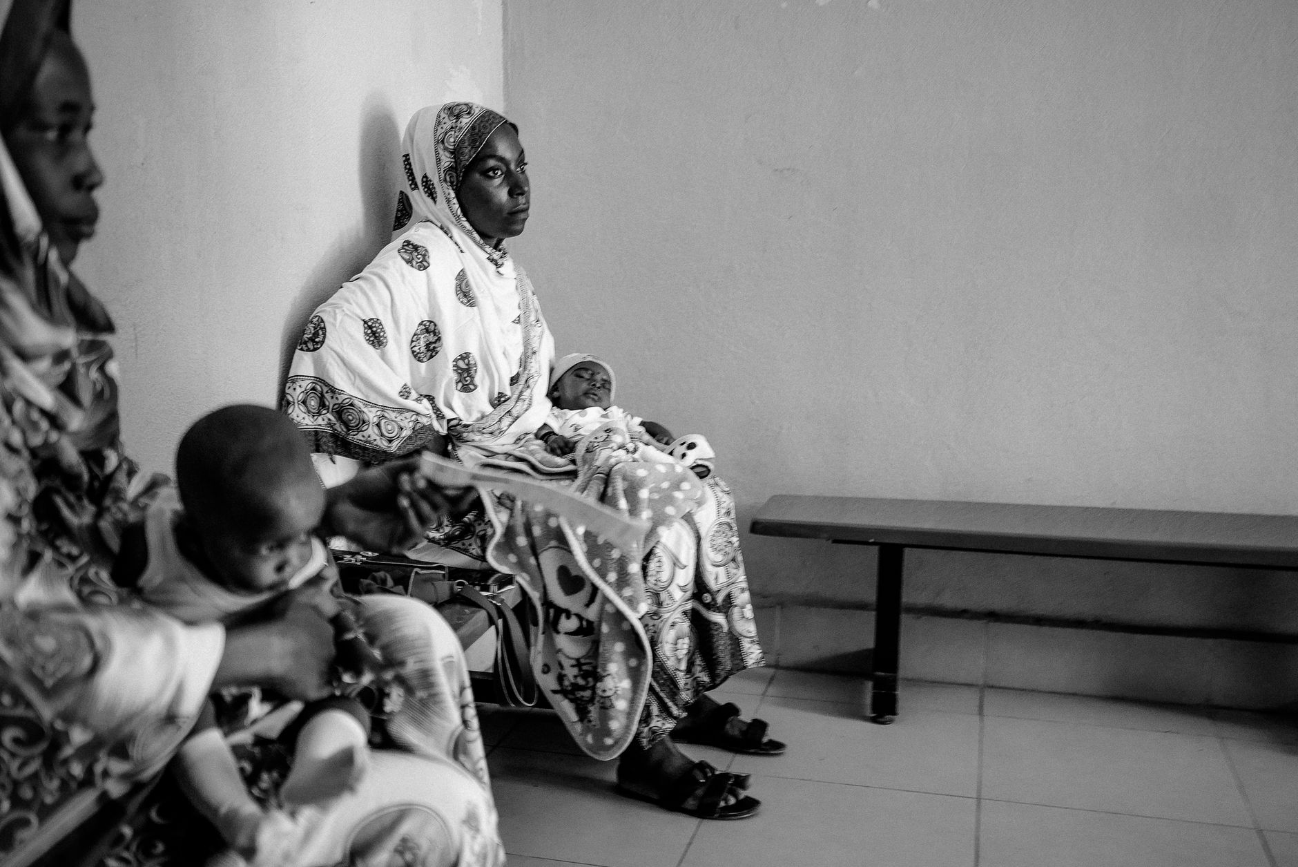 New mother support group sharing stories.