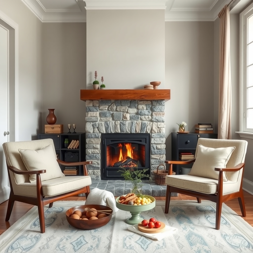 A warm, inviting room with two chairs, ideal for a private couple's discussion.