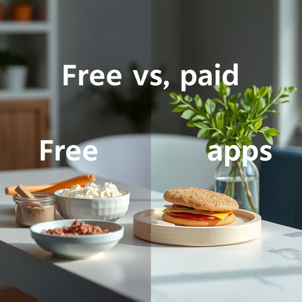 A side-by-side comparison of a free meditation app (Insight Timer) and a paid app (Expectful) on a phone screen.