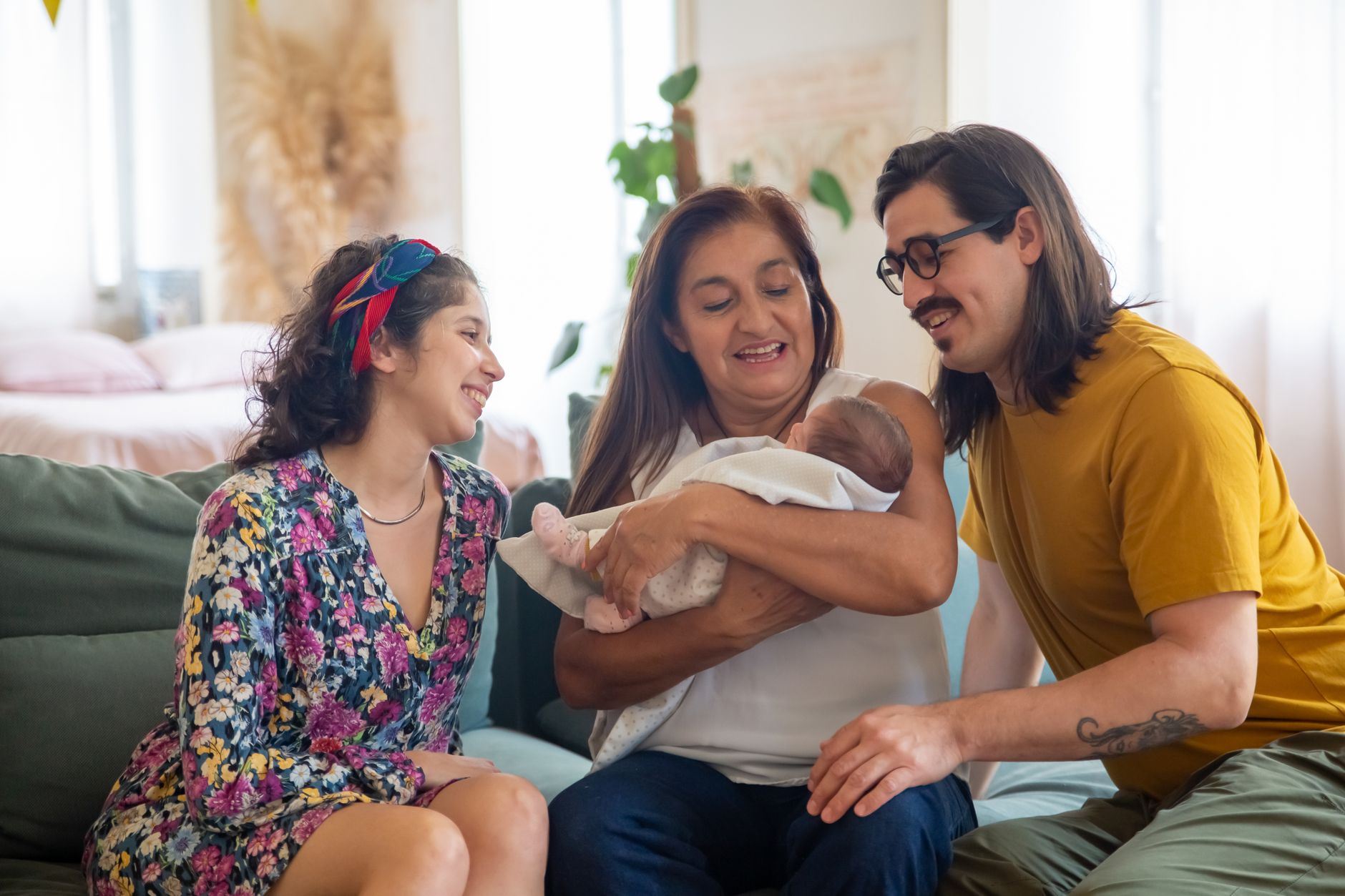Parent discussing newborn screening results with pediatrician