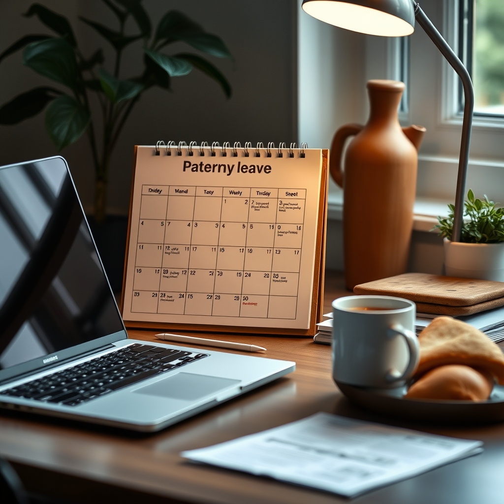 Home office planning paternity leave