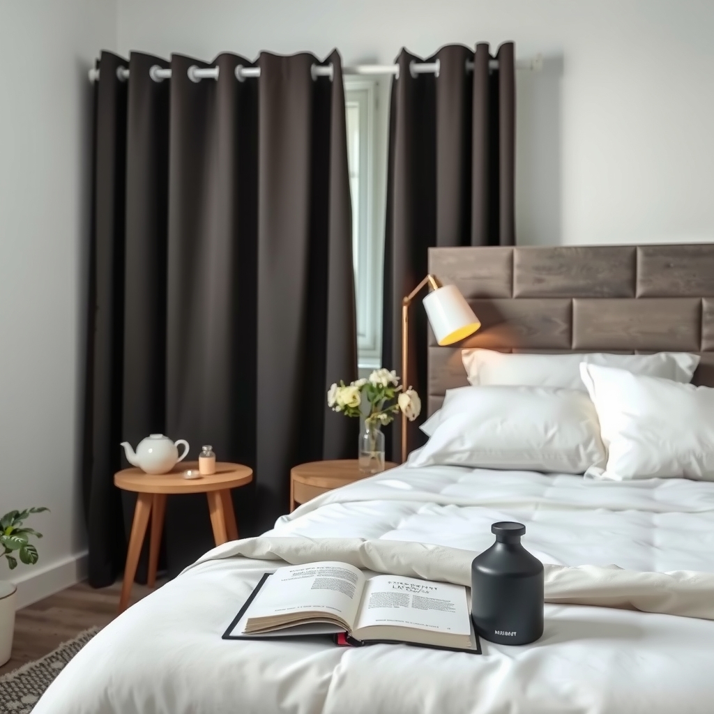 Sleep-friendly bedroom for postpartum recovery