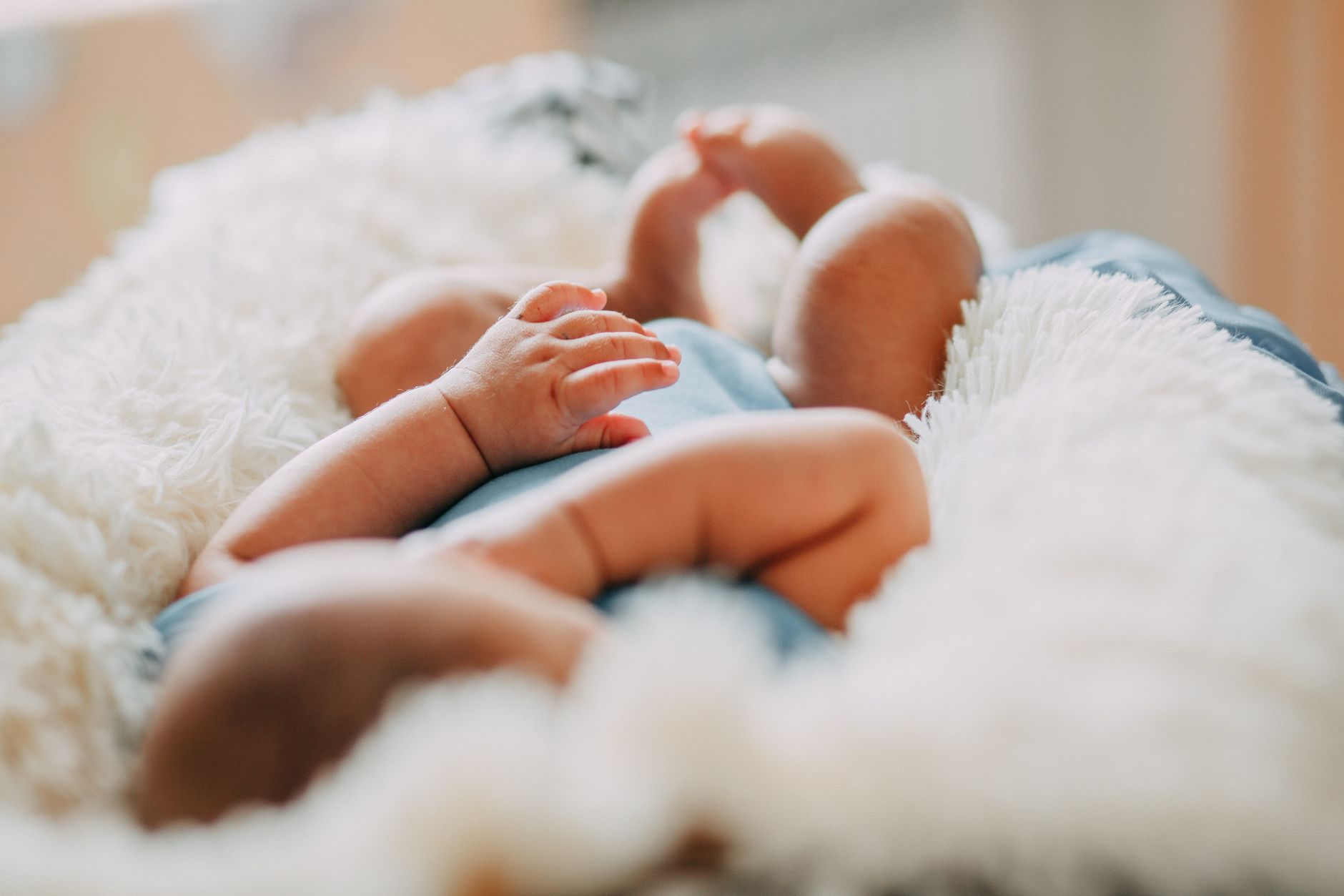 Calm postpartum scene