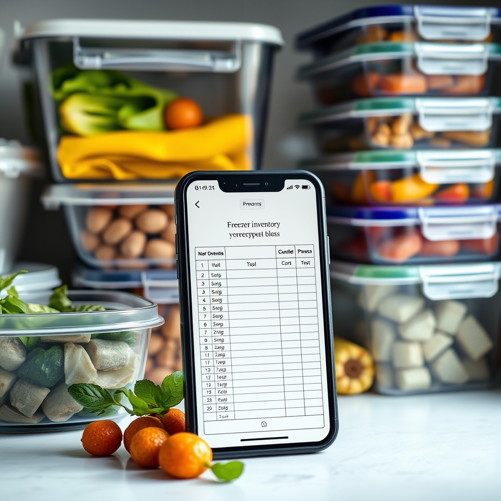 Digital freezer inventory