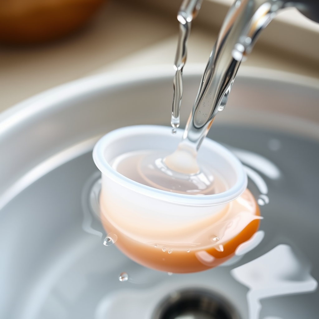 Cleaning silicone membrane
