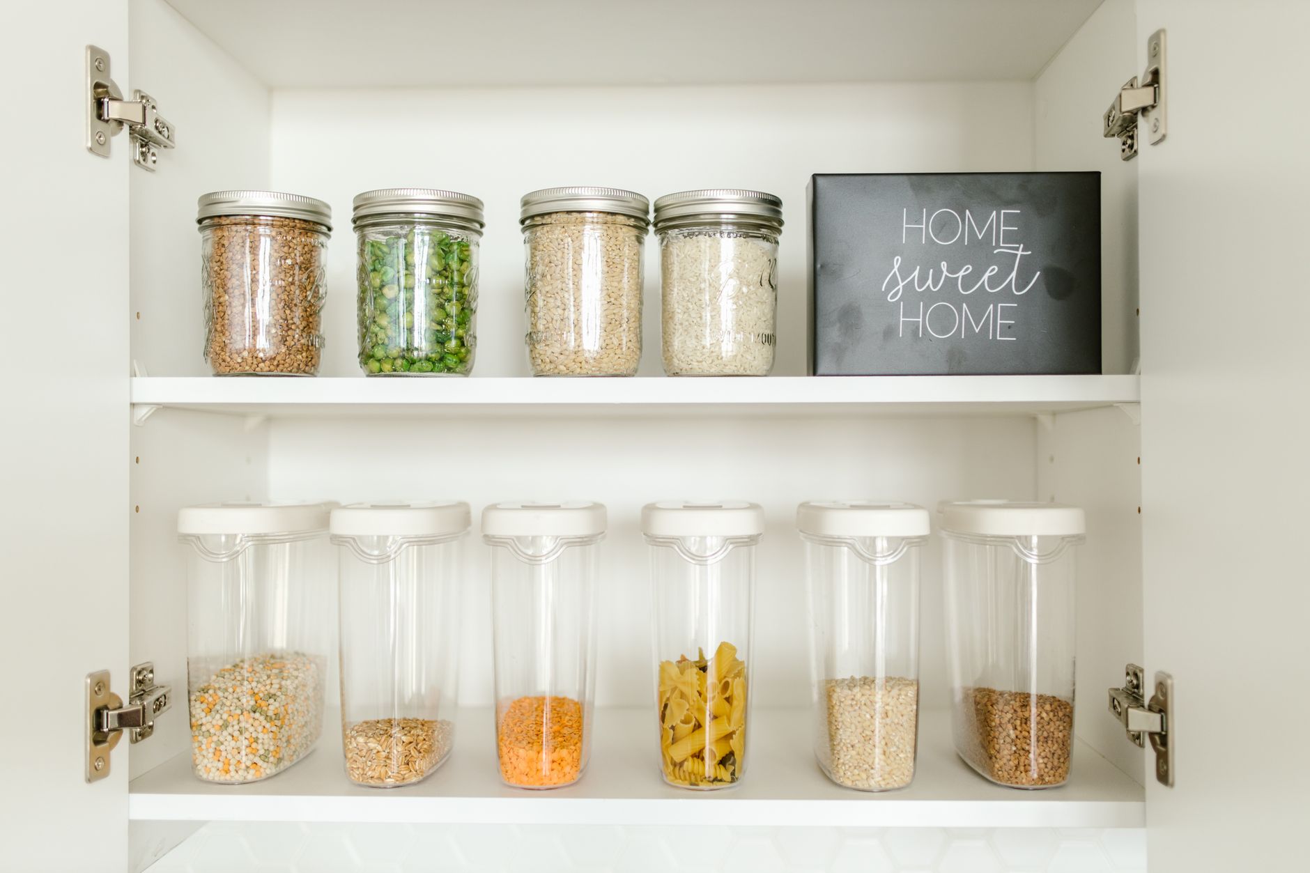 Safe pantry organization for pregnant vegans