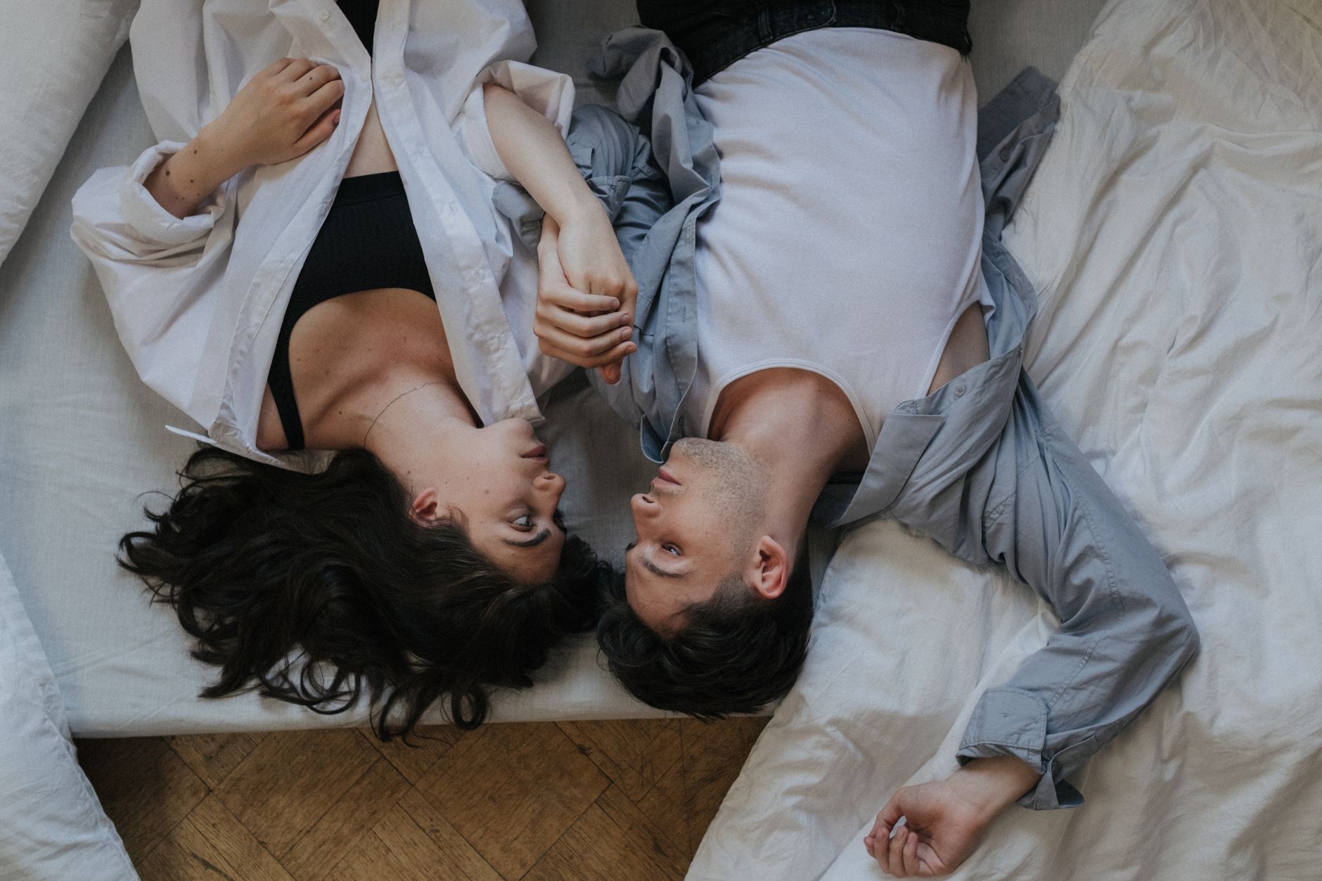 Couple sharing a quiet, affectionate moment