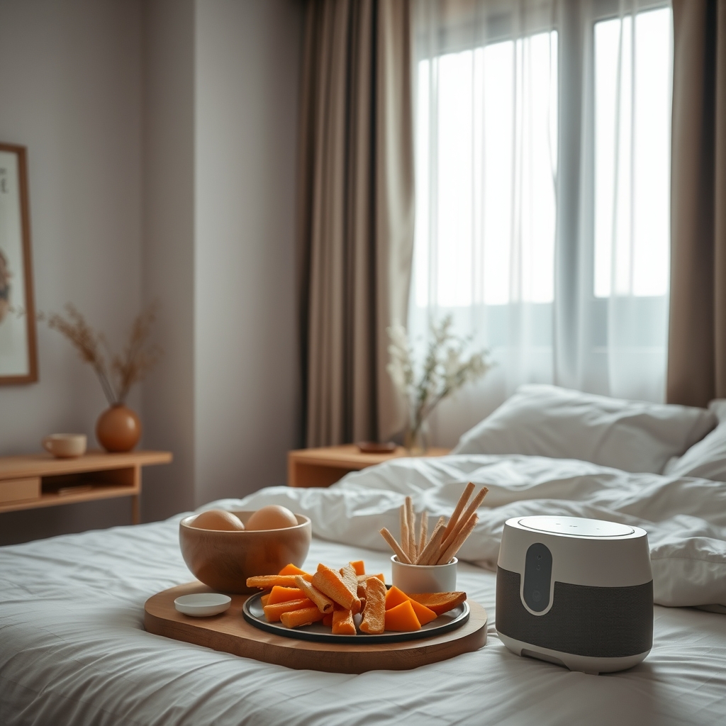 Sleep-friendly bedroom for new parents
