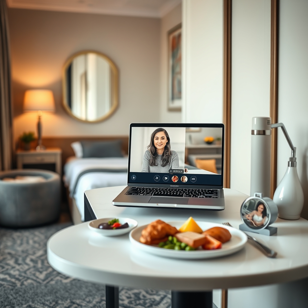 Hotel room for intended parents