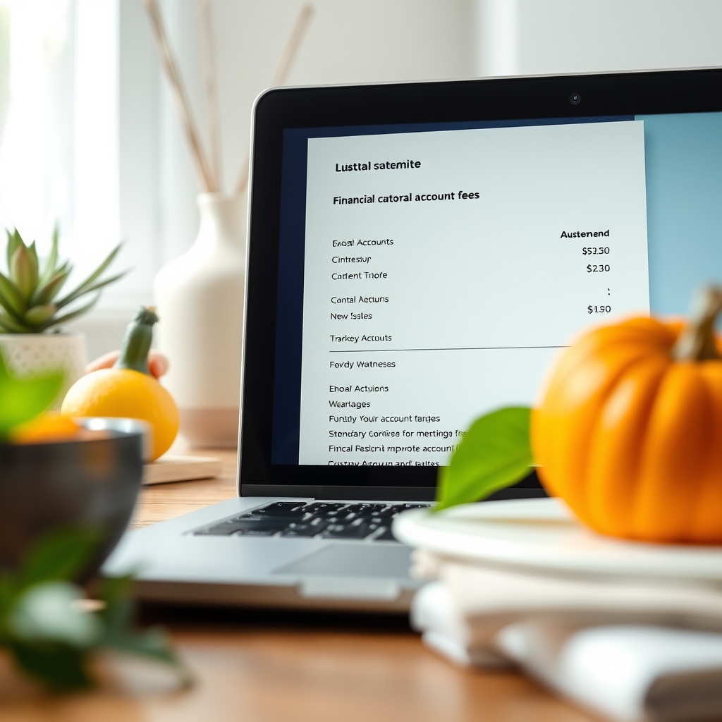 Custodial account fee statement