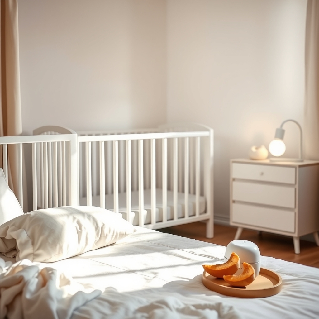 Safe sleep setup in nursery