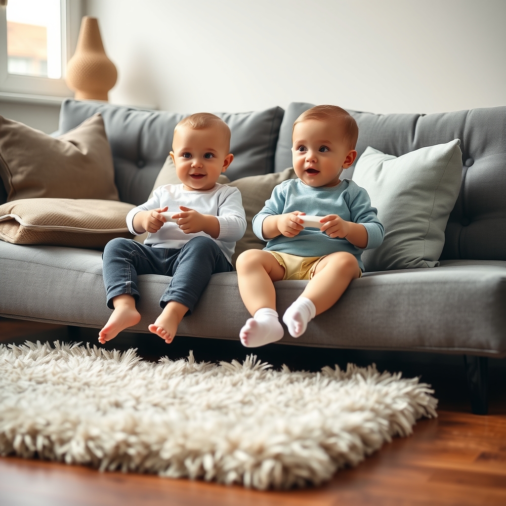 Twins cruising together