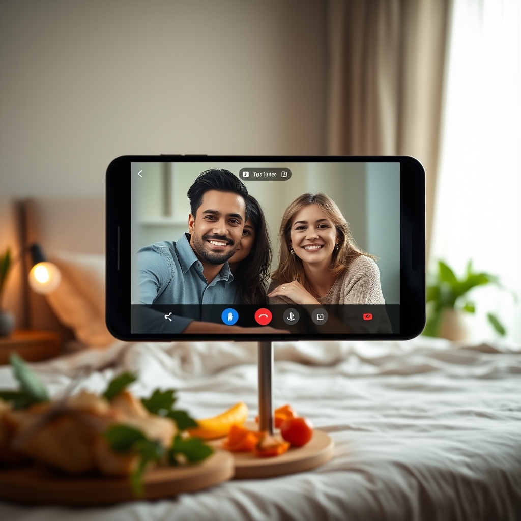 Video call pregnancy announcement