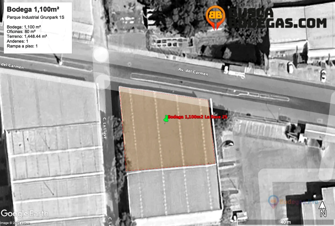 Bodega Industrial 1118m² en Renta con 1 Andenes en Jalisco, Tlaquepaque La Llave