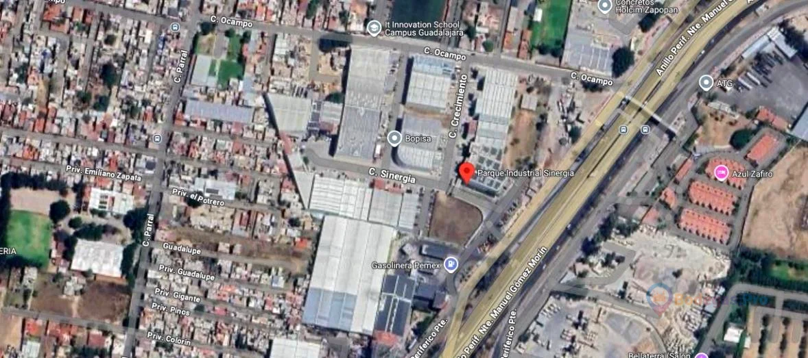 Bodega 1,311m2 en Parque Industrial Sinergia - Periferico Poniente, Zapopan, Jalisco