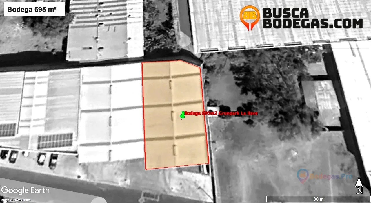 Bodega Industrial 700m2 en Renta en Parque Grün Park, Tlaquepaque, Jalisco