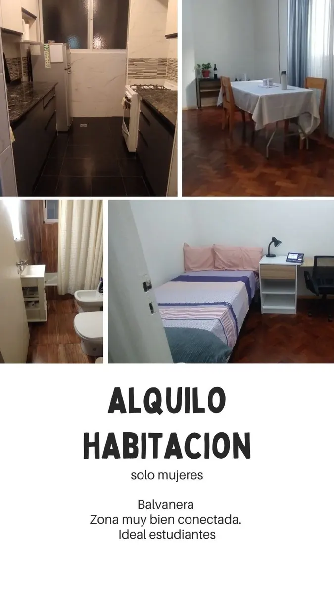HABITACION BALVANERA ZONA FMED