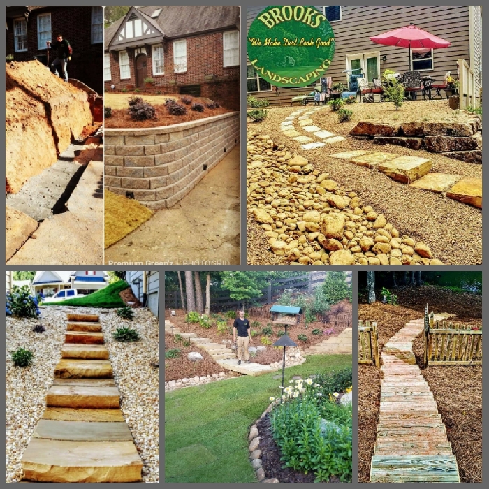 Custom Crab Orchard Steps