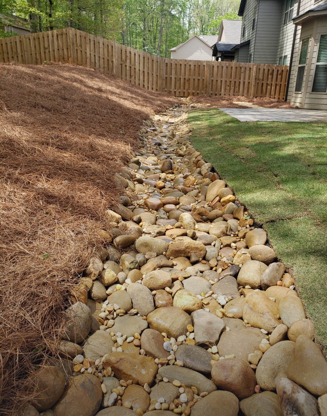  Dry Creek Bed Installation 