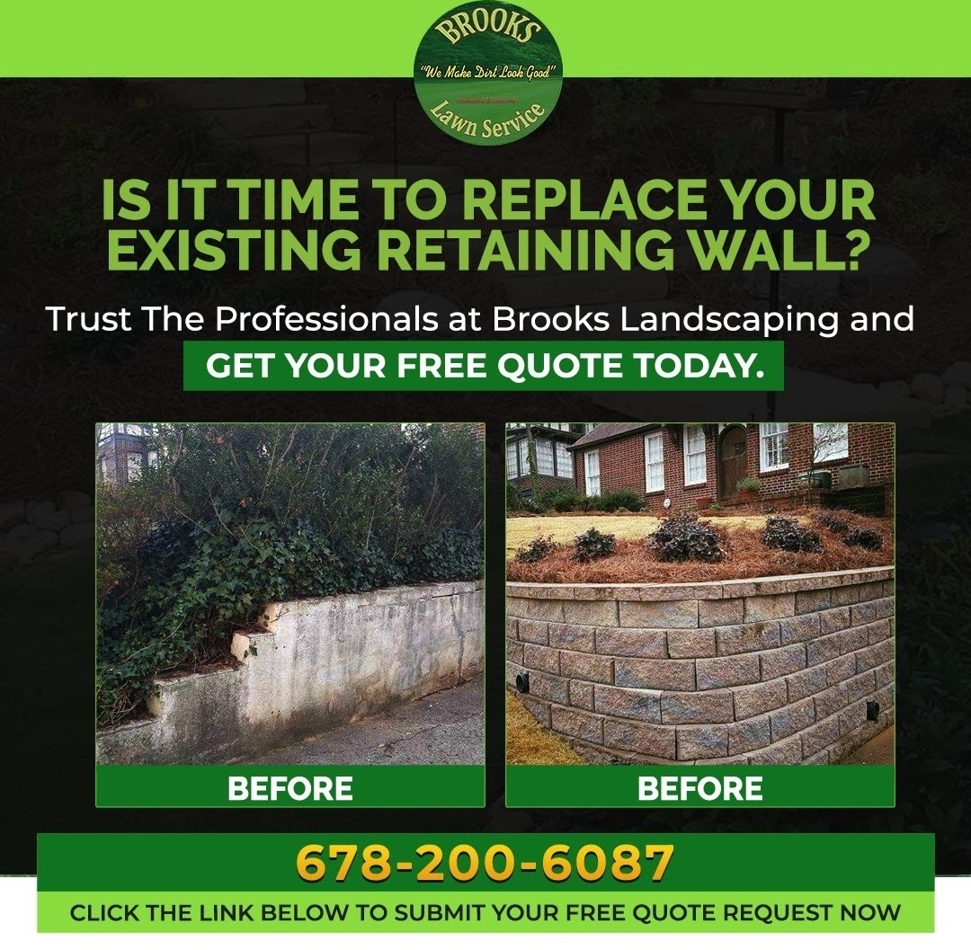 Retaining Wall Install 