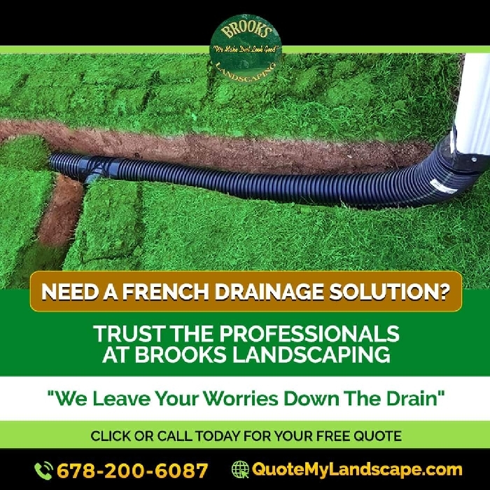 French Drainage Installation 