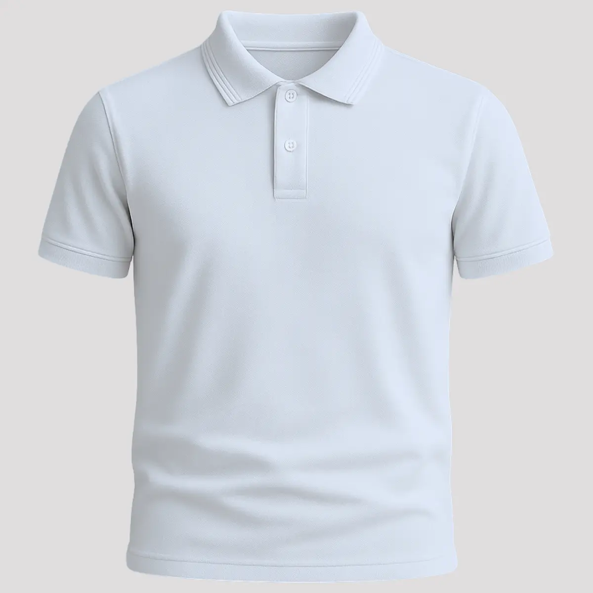 Remera polo manga corta – Blanco – S