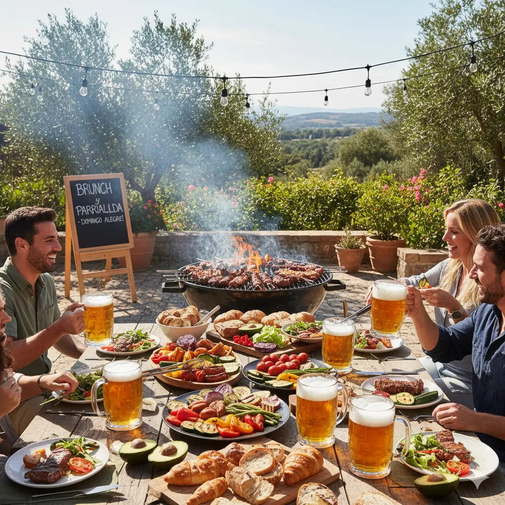 Imagen de Brunch con parrillada y cervezas