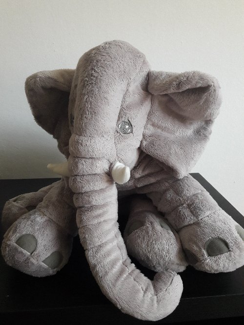 Elephant doll and baby pillow