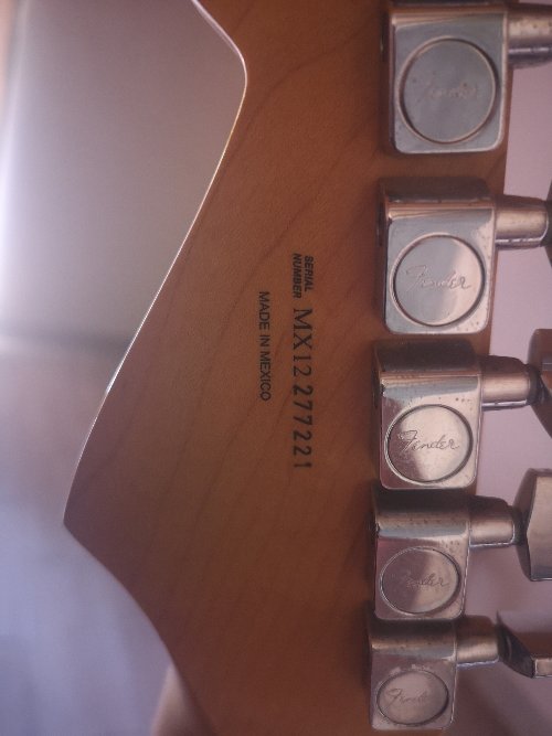 Fender stratocaster electric guitar made in Mexico