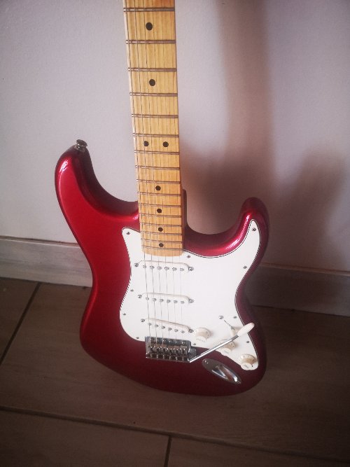 Fender stratocaster electric guitar made in Mexico
