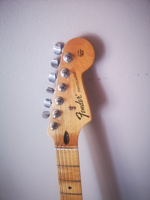 Fender stratocaster electric guitar made in Mexico