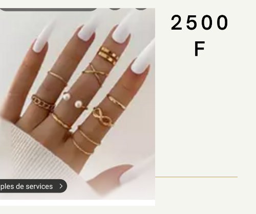 Bague pour fille et femme