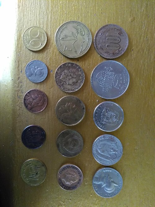 monedas de Vario pauses