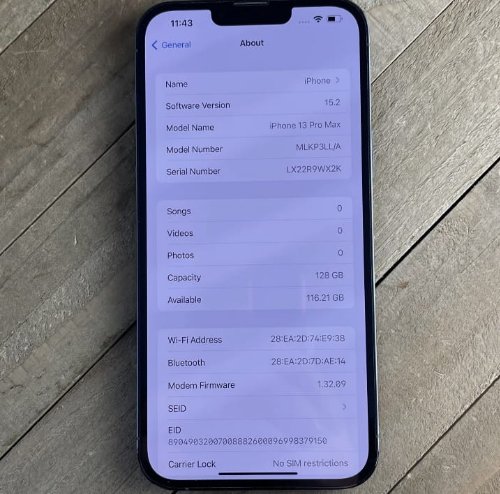 Hallo zusammen verkaufe hier mein iPhone 13 Pro Max mit
