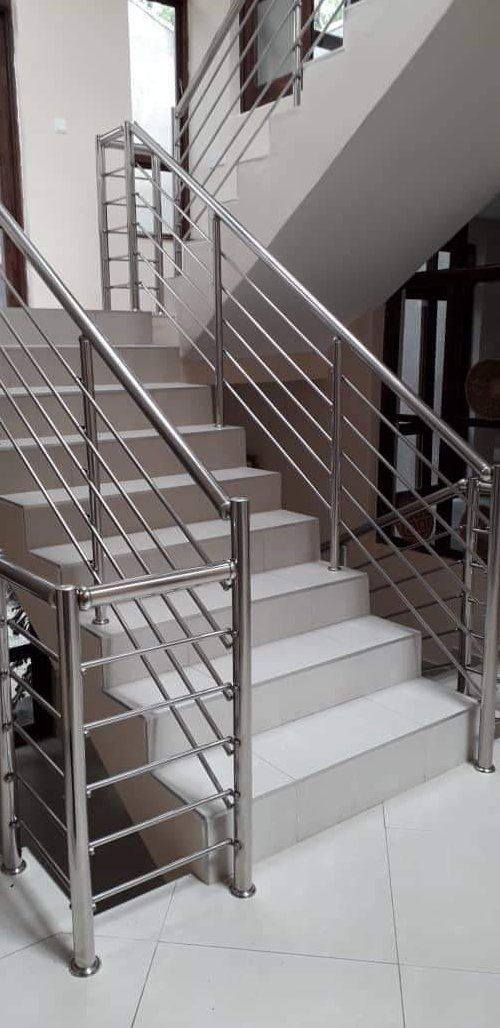 We are fabricating stainless Steel staircase and balcony Just call