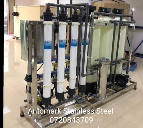 We are fabricating reverse osmosis water purification machine Capacity 500ltres