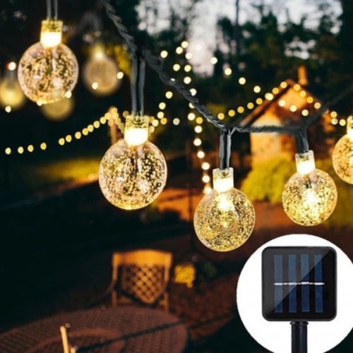 Order here https://ginasclothingbrand.myshopify.com/products/8-modes-solar-light-crystal-ball-5m-7m-12m-led-string-lights Shop now