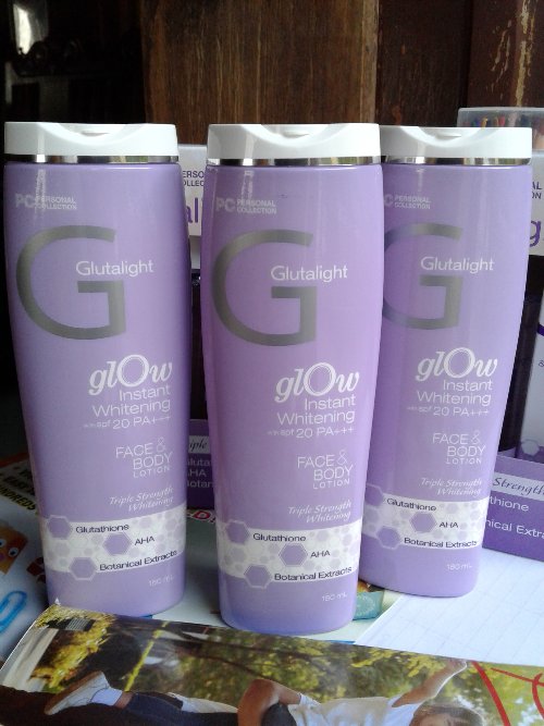 Glutalight Lotion at https://200shoppings.page (AHA, BOTANICAL EXTRACT, GLUTATHIONE, ALSO NIACINAMIDE