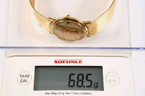 L51H02- Eterna Matic 3000 de Luxe Armbanduhr, 750er/ 18kt Gold