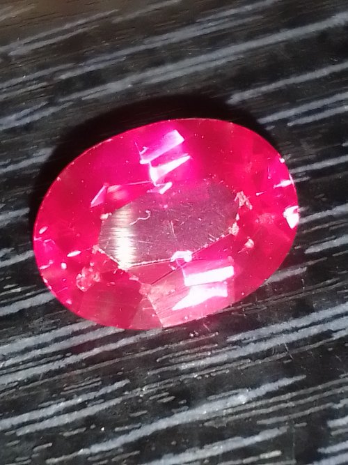 This is Ruby large size Weight ~ 12.95 carats or